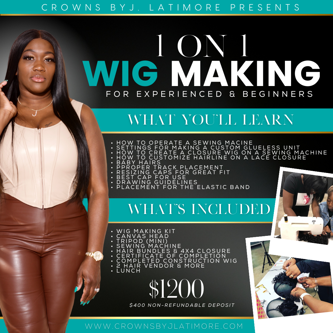 1-on-1 Wig Making Class Complete Kit Included